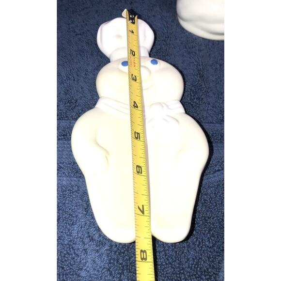 Pillsbury Doughboy Vtg Ceramic Lot 3 Spoon Rest Napkin /Sponge Holder 2 Magnets - Picture 9 of 11